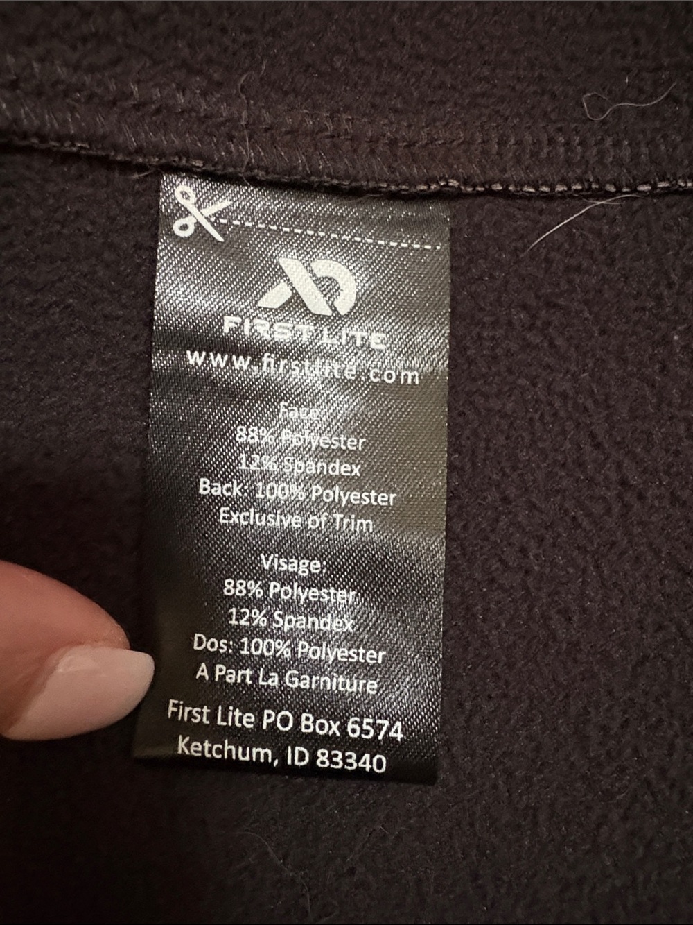 First Lite Gray Softshell Catalyst Vest - Picture 2 of 5